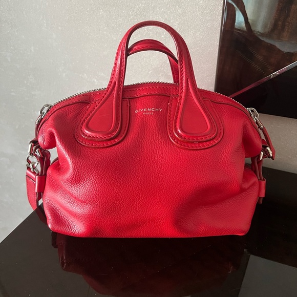 Givenchy Handbags - GIVENCHY
Red Calfskin Leather Micro Nightingale Bag